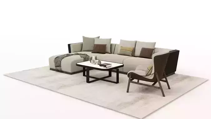 Sofa - Lumion file 3D model