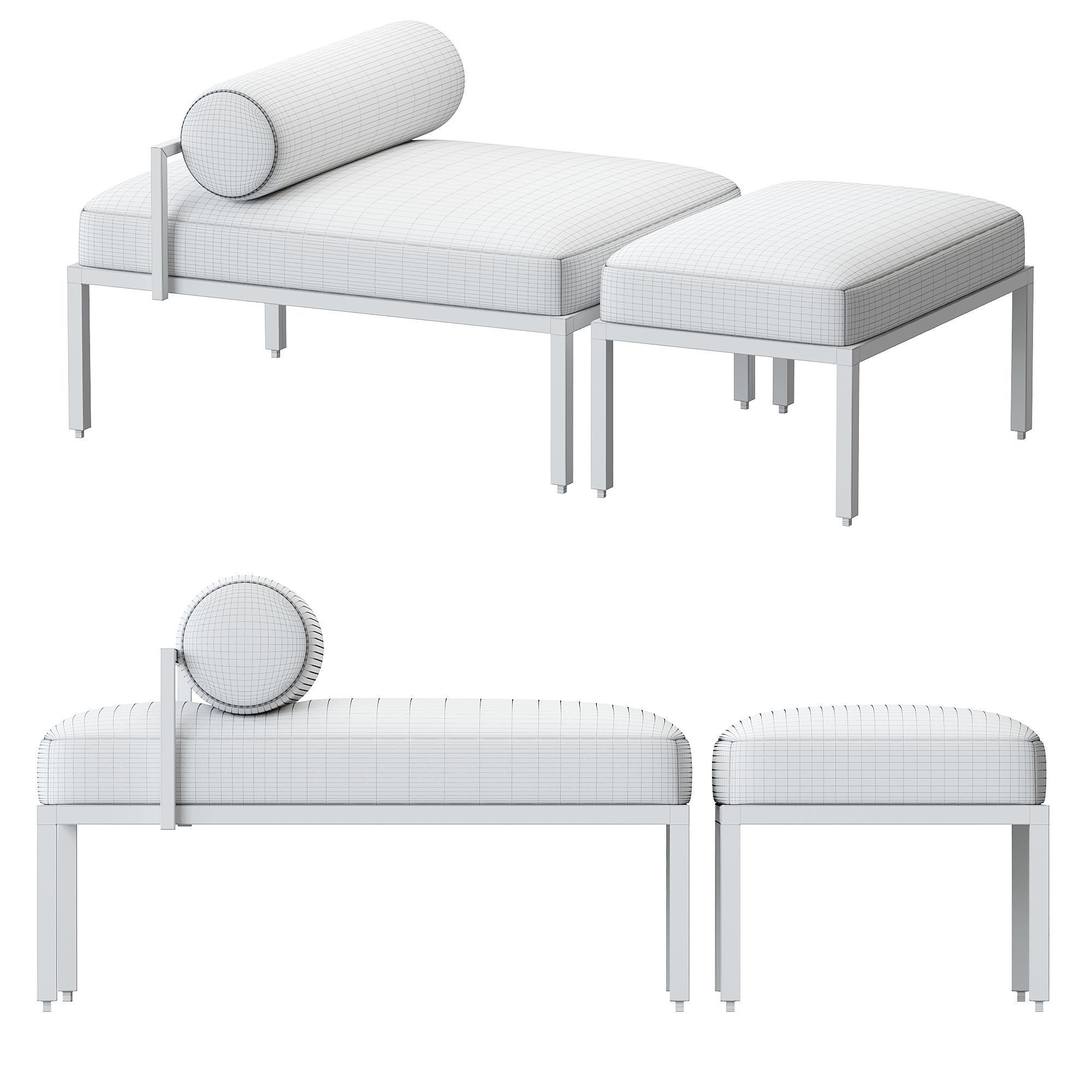 Oly Gallotti Radice Bench 3D model_6