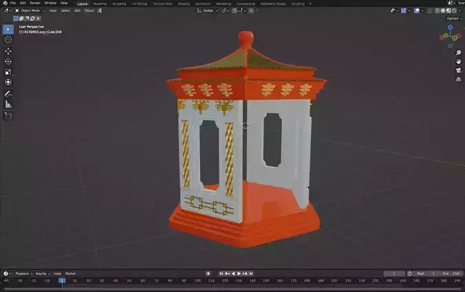 temple candle holder