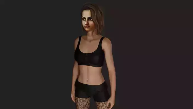 Oriental Beauty 3D Model