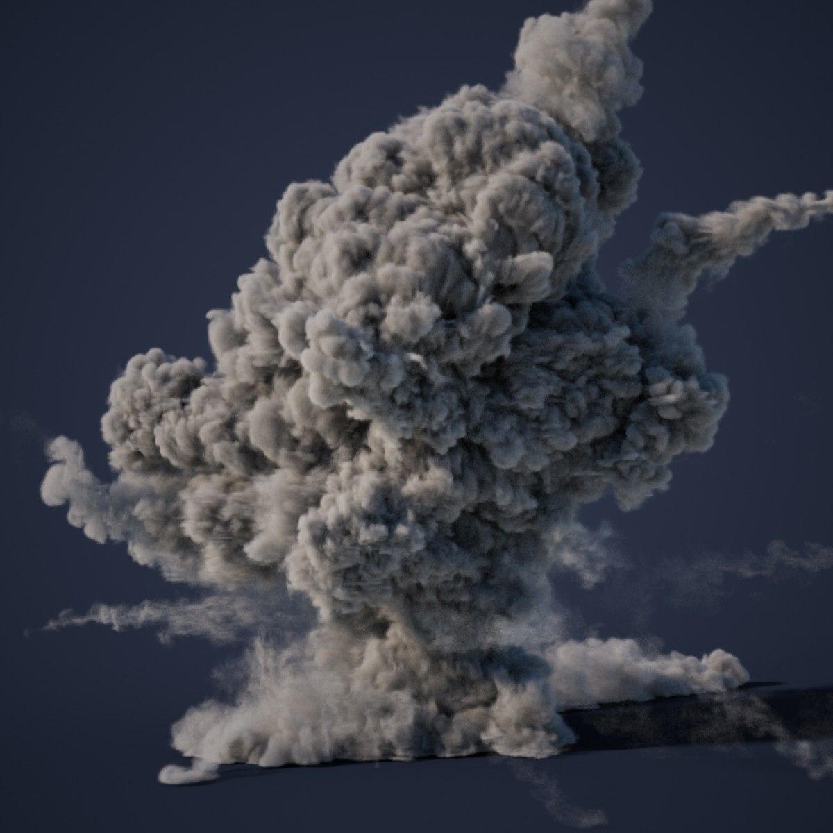 VDB Animated Explosion 3 vol1 3D model_4