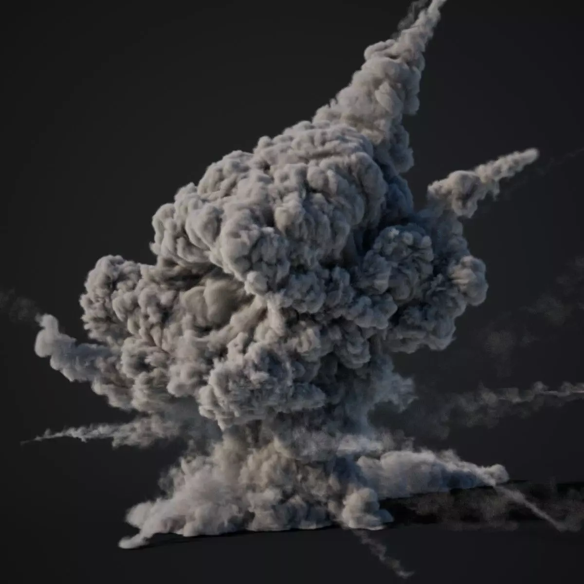 VDB Animated Explosion 3 vol1 3D model_0
