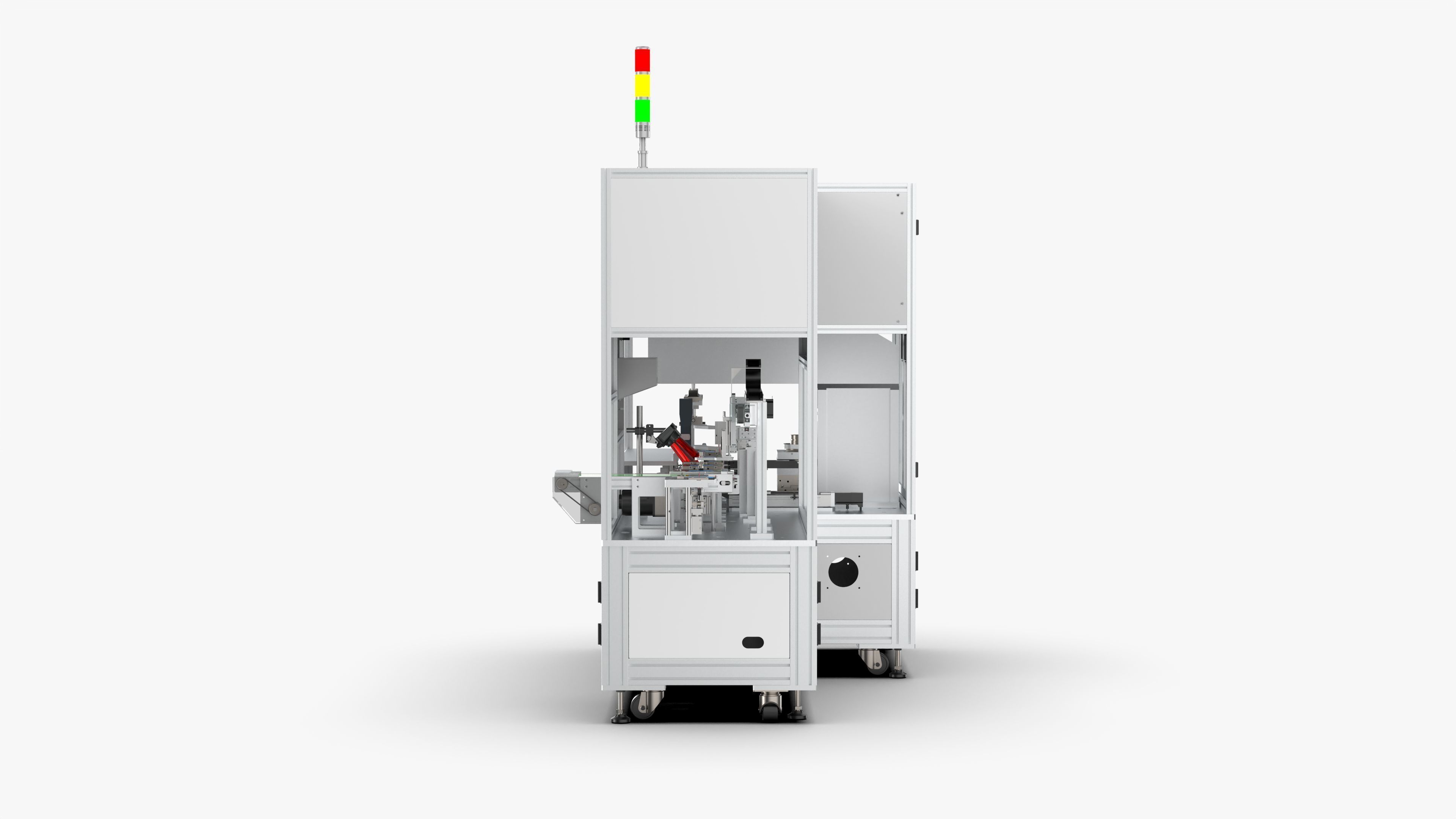 Fully Automatic Battery Pad Printing Inkjet Testing Machine 3D model_8