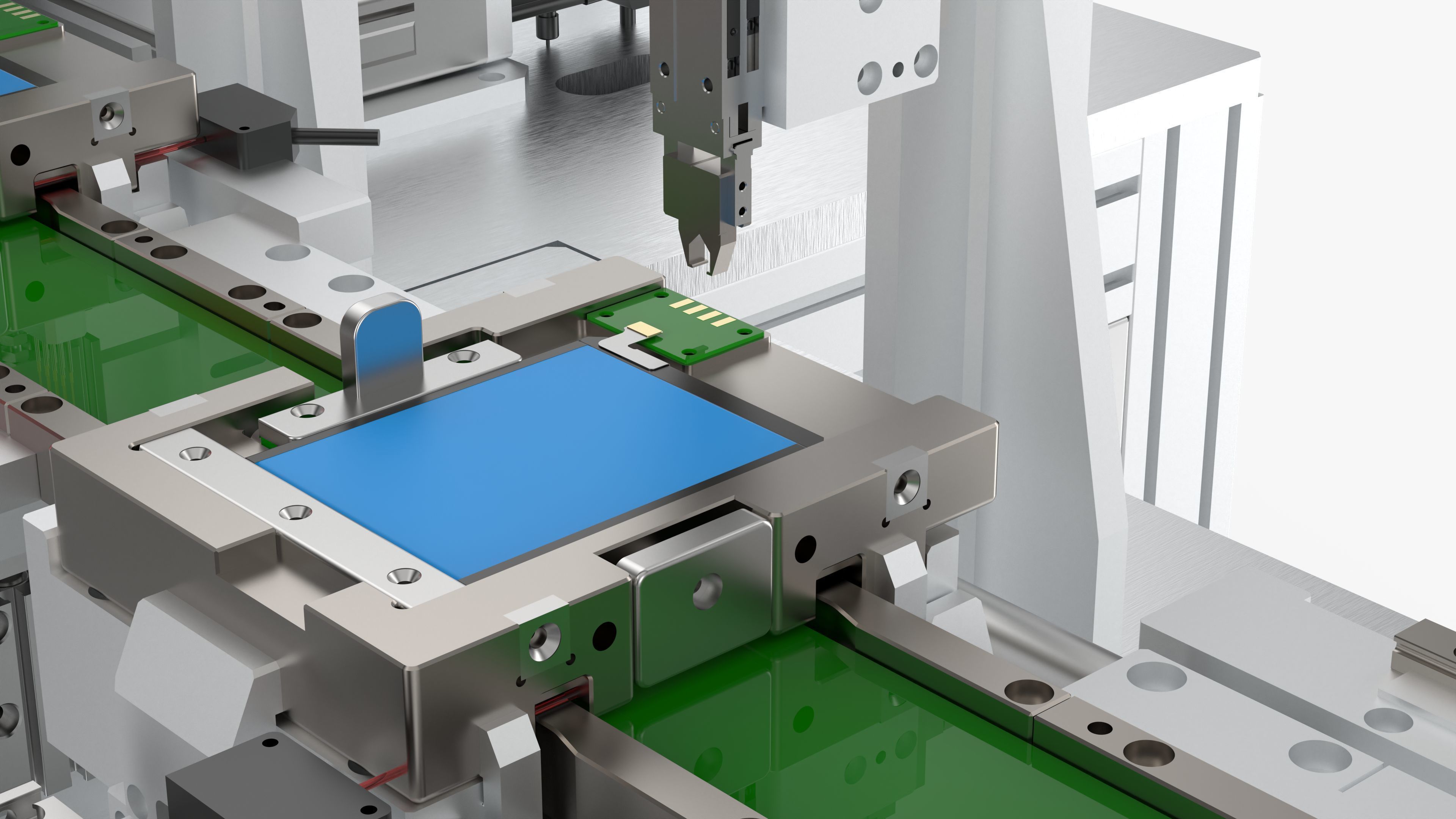 Fully Automatic Battery Pad Printing Inkjet Testing Machine 3D model_24