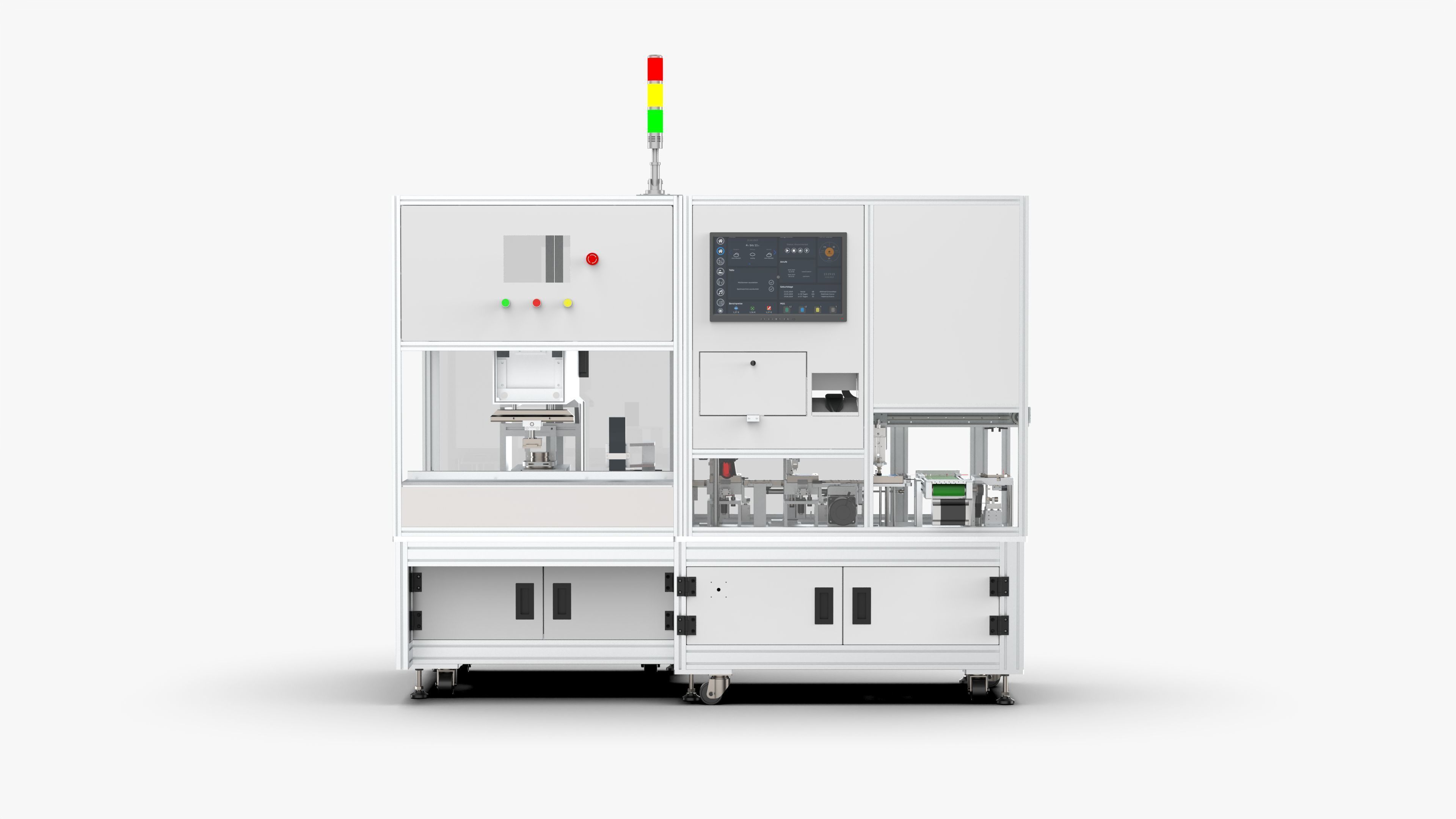 Fully Automatic Battery Pad Printing Inkjet Testing Machine 3D model_5