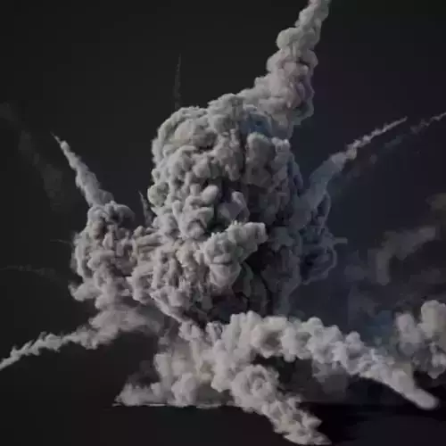 VDB Animated Explosion 17 vol1