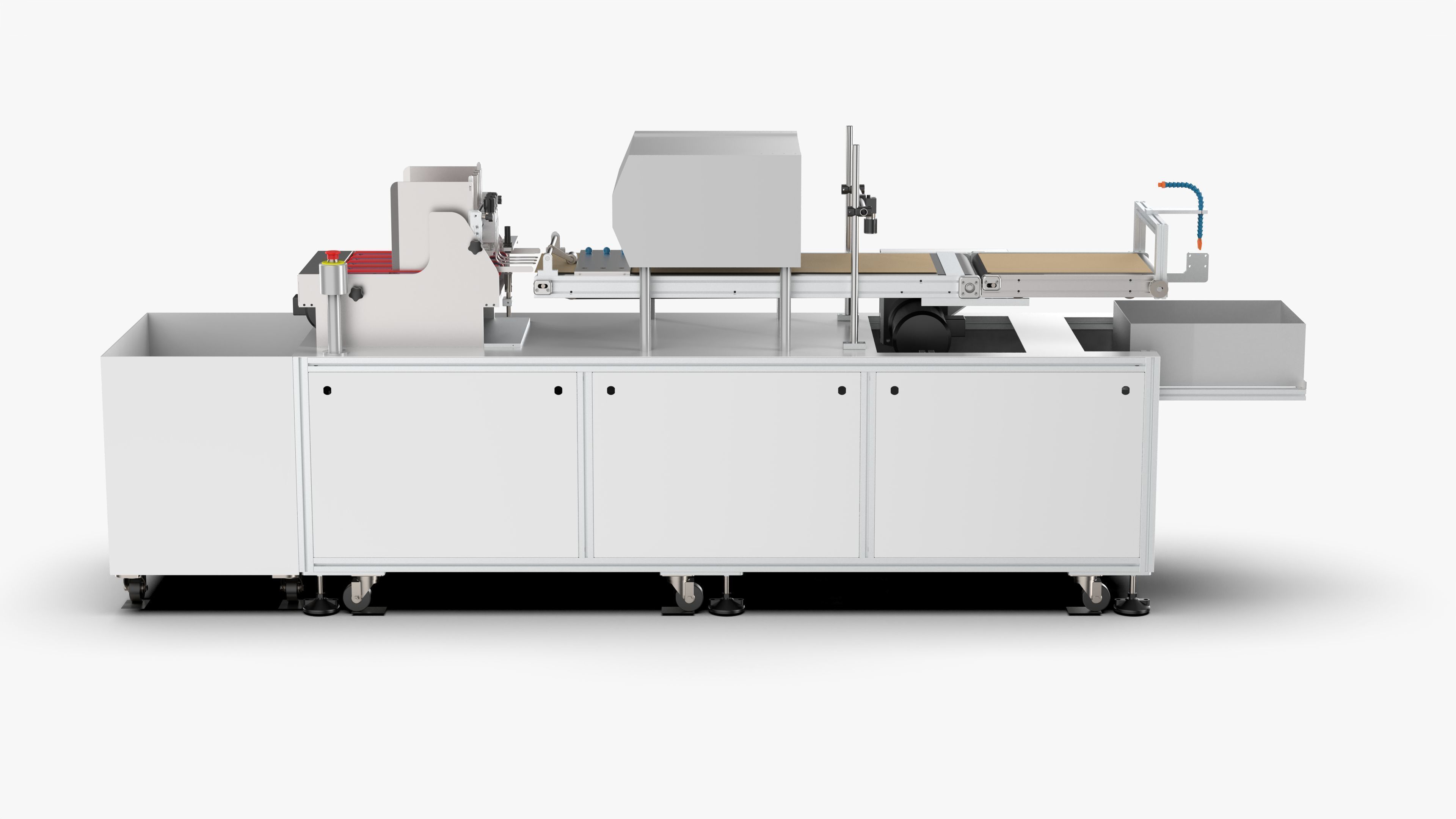 Automatic Carton QR Code Visual Inspection Assembly Line 3D model_6