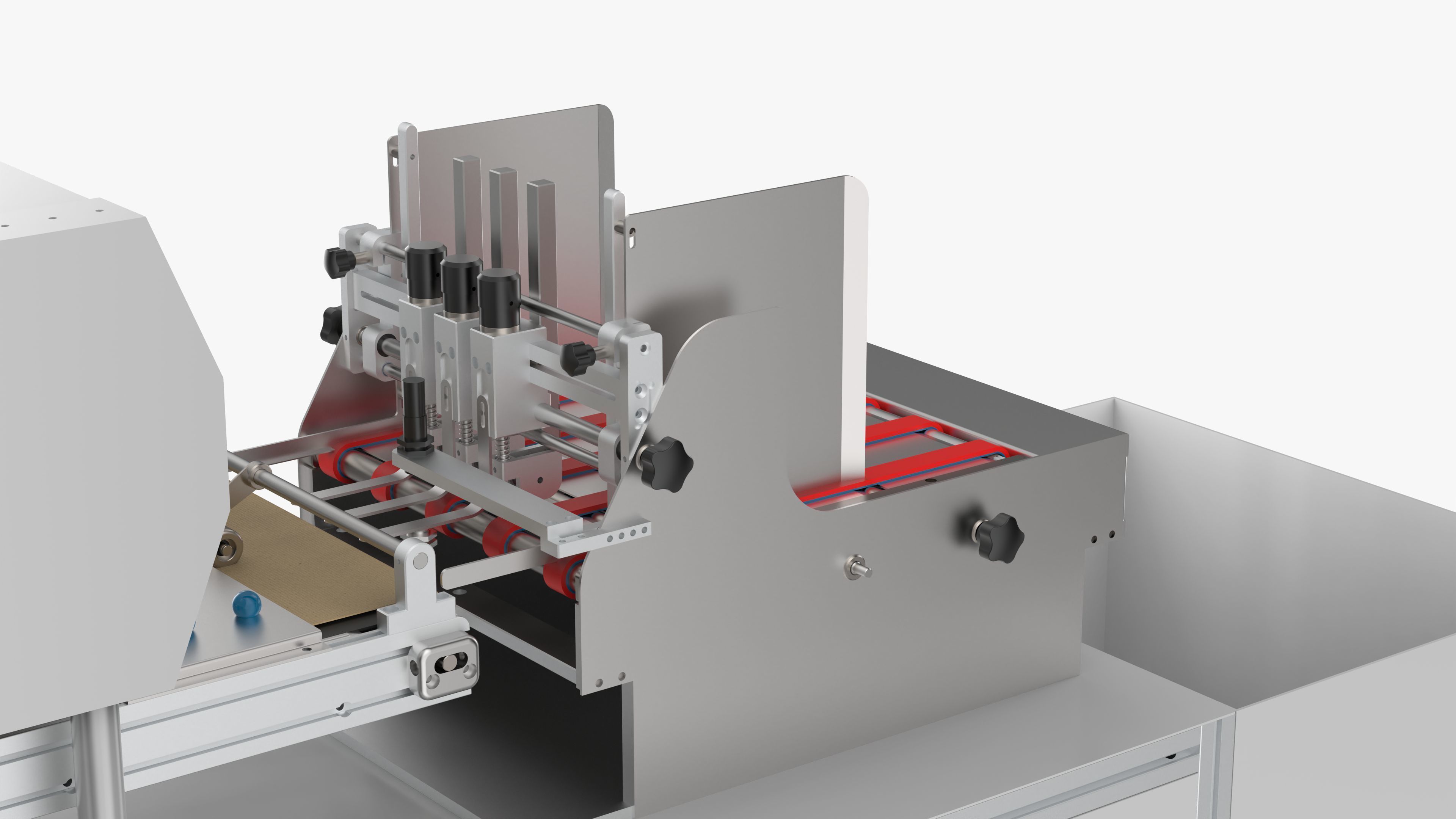 Automatic Carton QR Code Visual Inspection Assembly Line 3D model_10