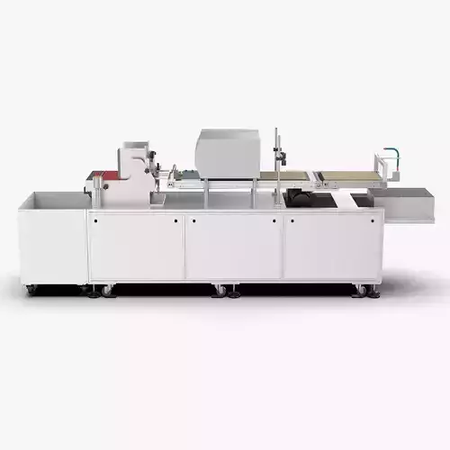 Automatic Carton QR Code Visual Inspection Assembly Line 3D model