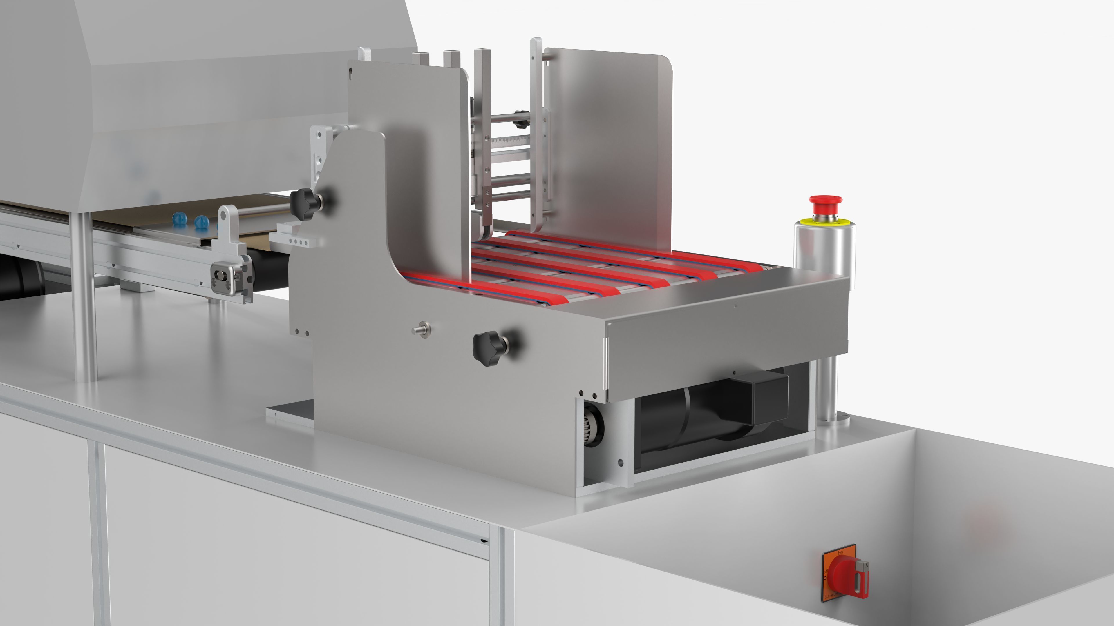 Automatic Carton QR Code Visual Inspection Assembly Line 3D model_11