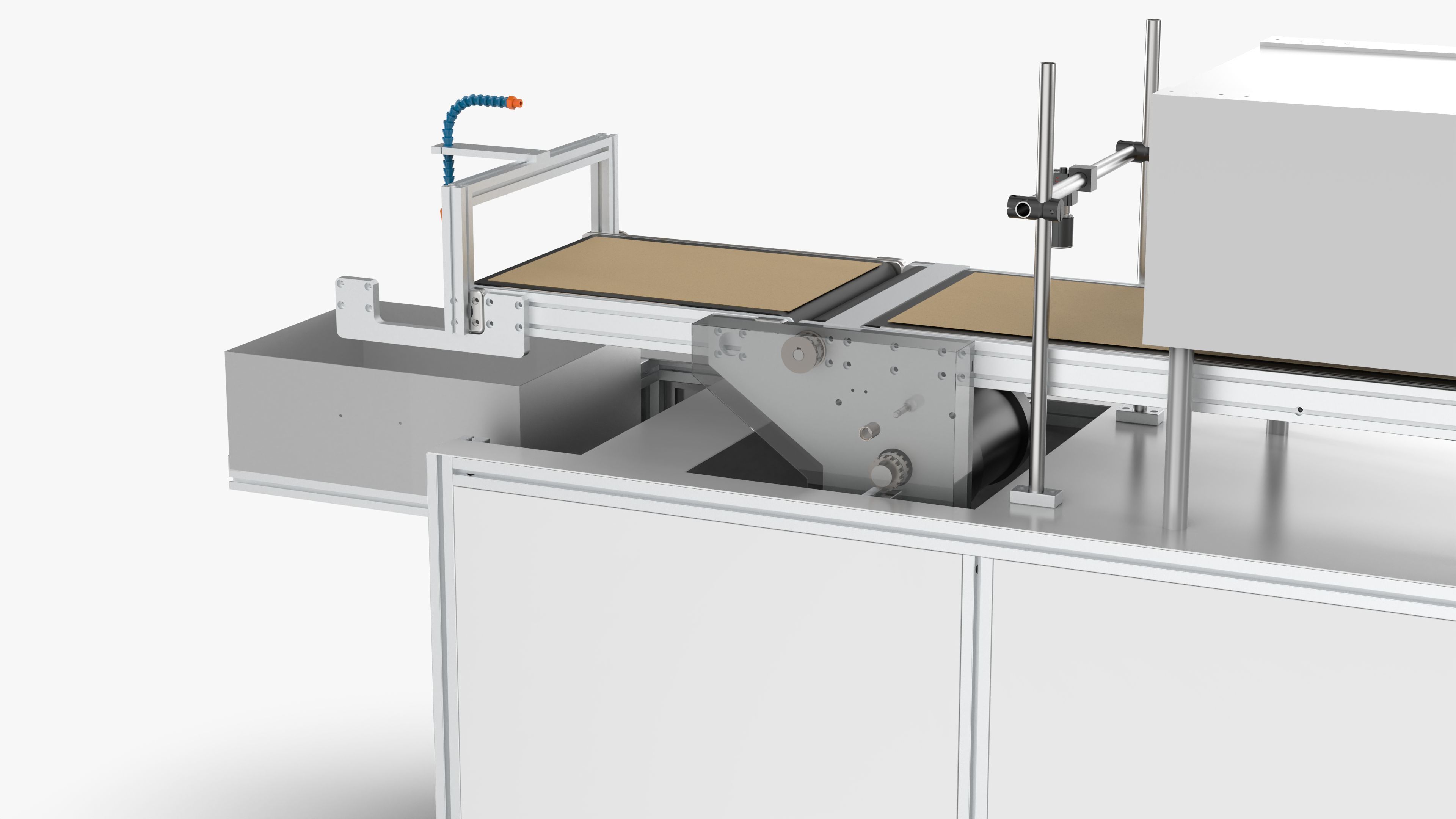 Automatic Carton QR Code Visual Inspection Assembly Line 3D model_17