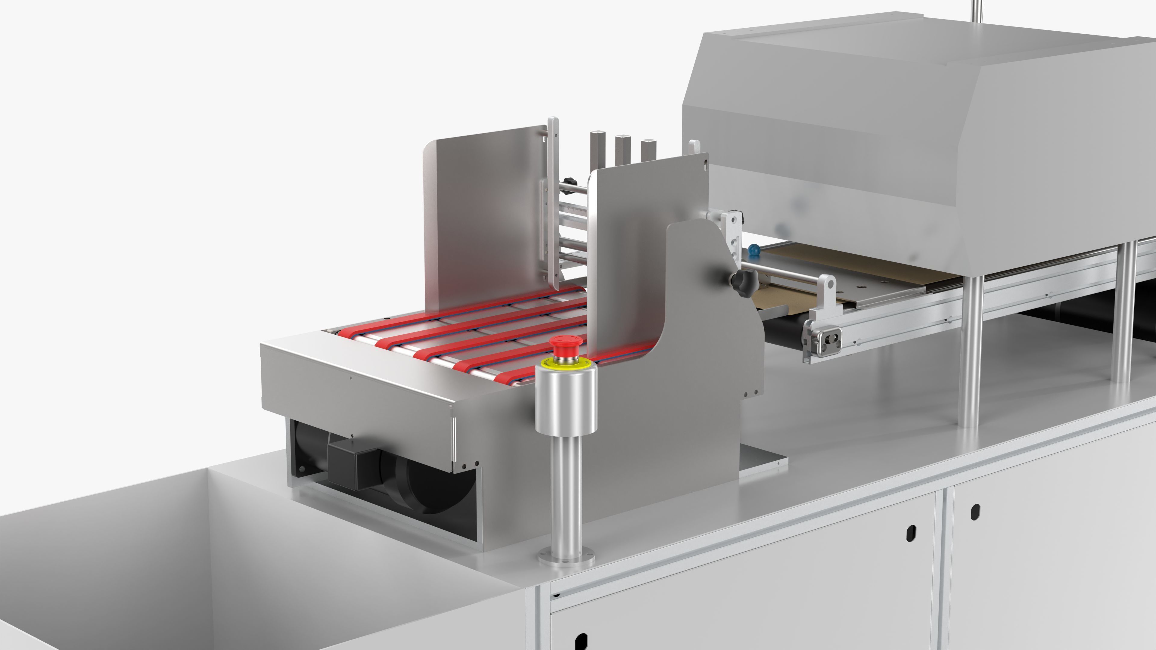 Automatic Carton QR Code Visual Inspection Assembly Line 3D model_12