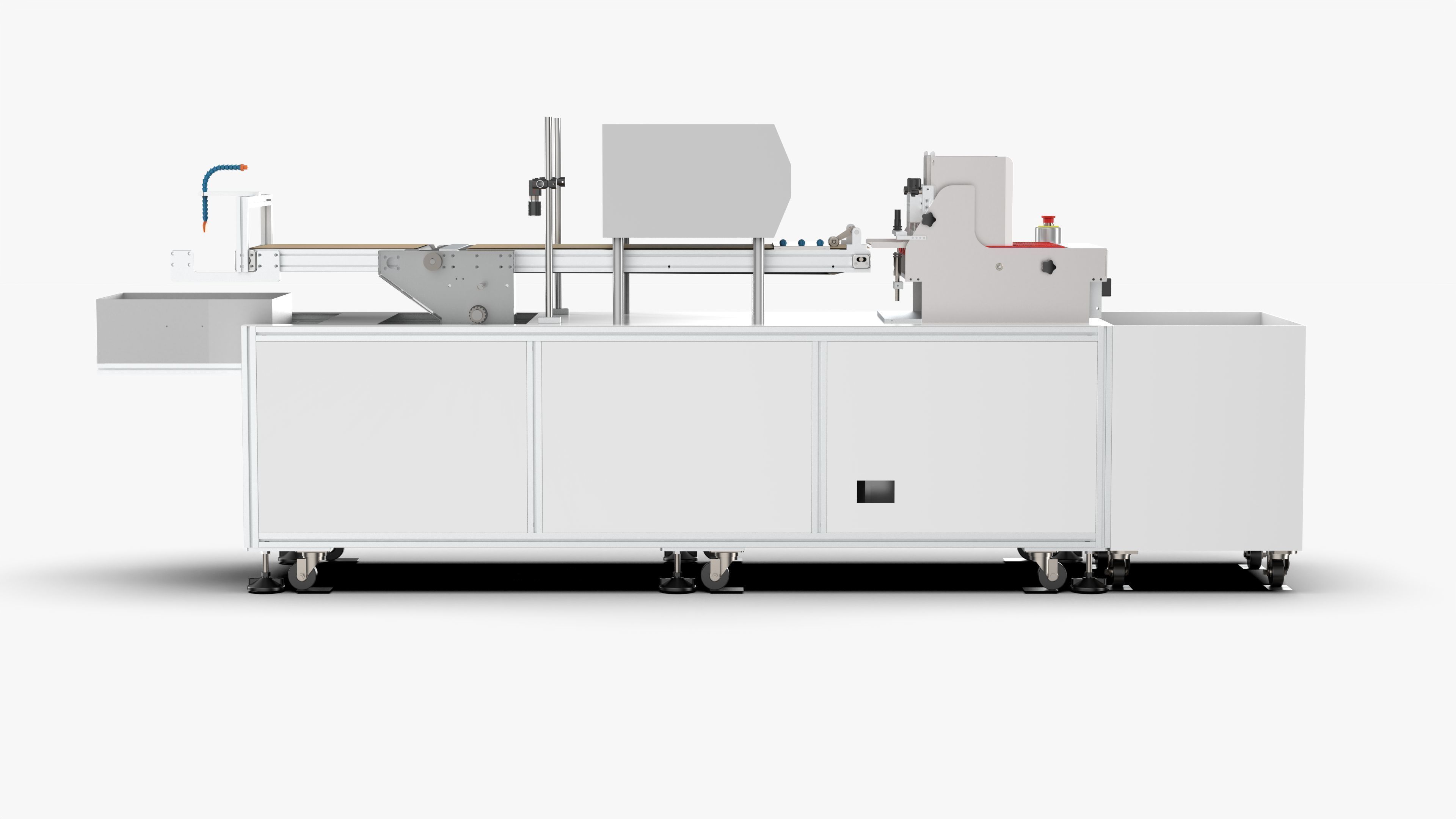 Automatic Carton QR Code Visual Inspection Assembly Line 3D model_8