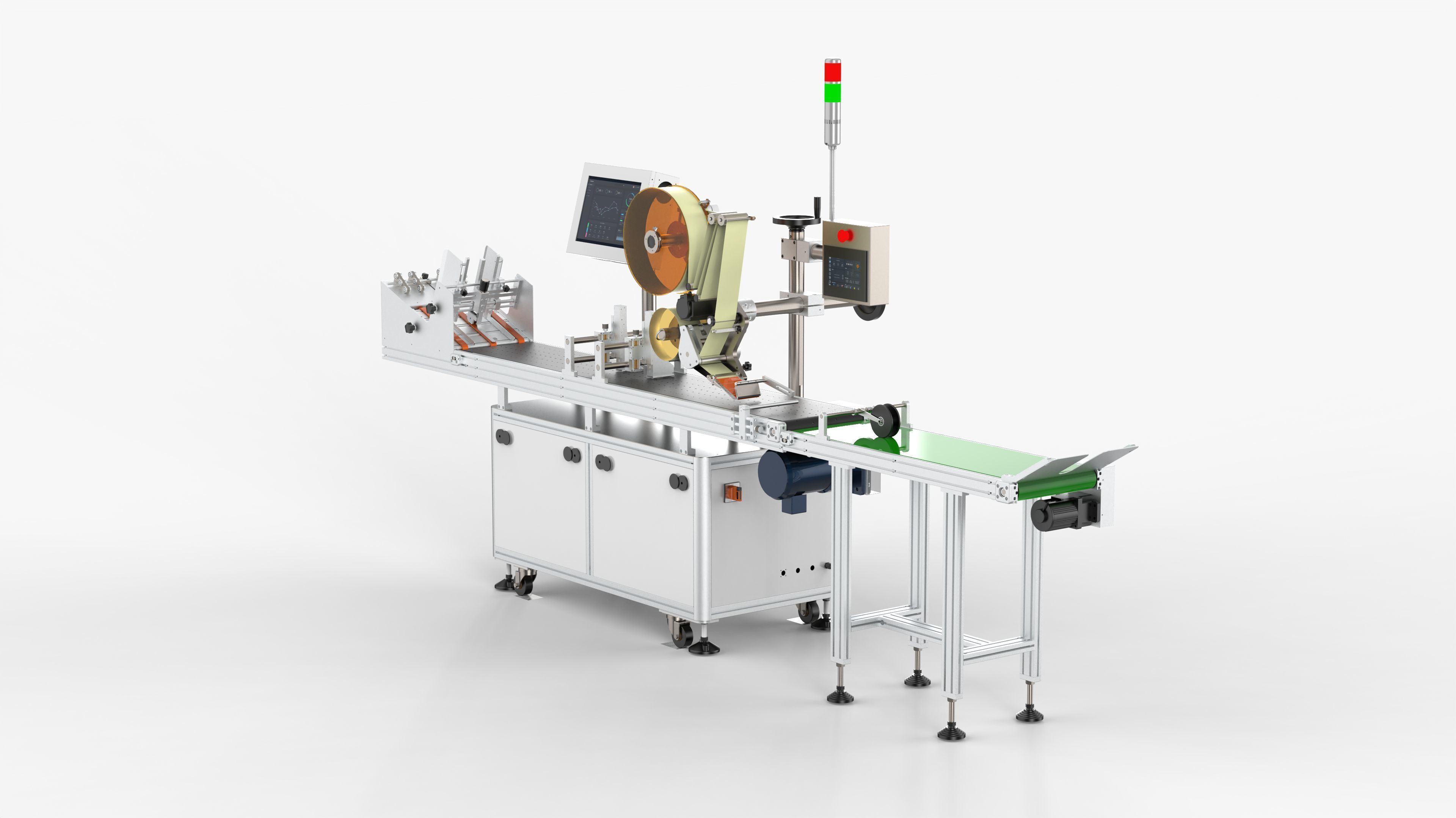 Automatic Labeling Machine 3D model_5