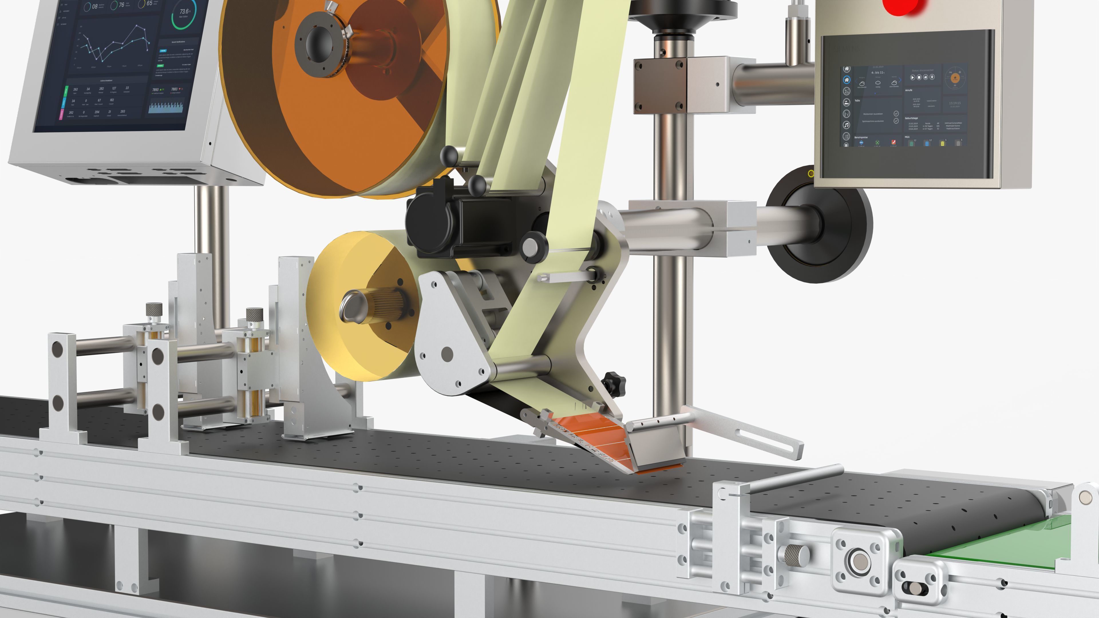 Automatic Labeling Machine 3D model_19