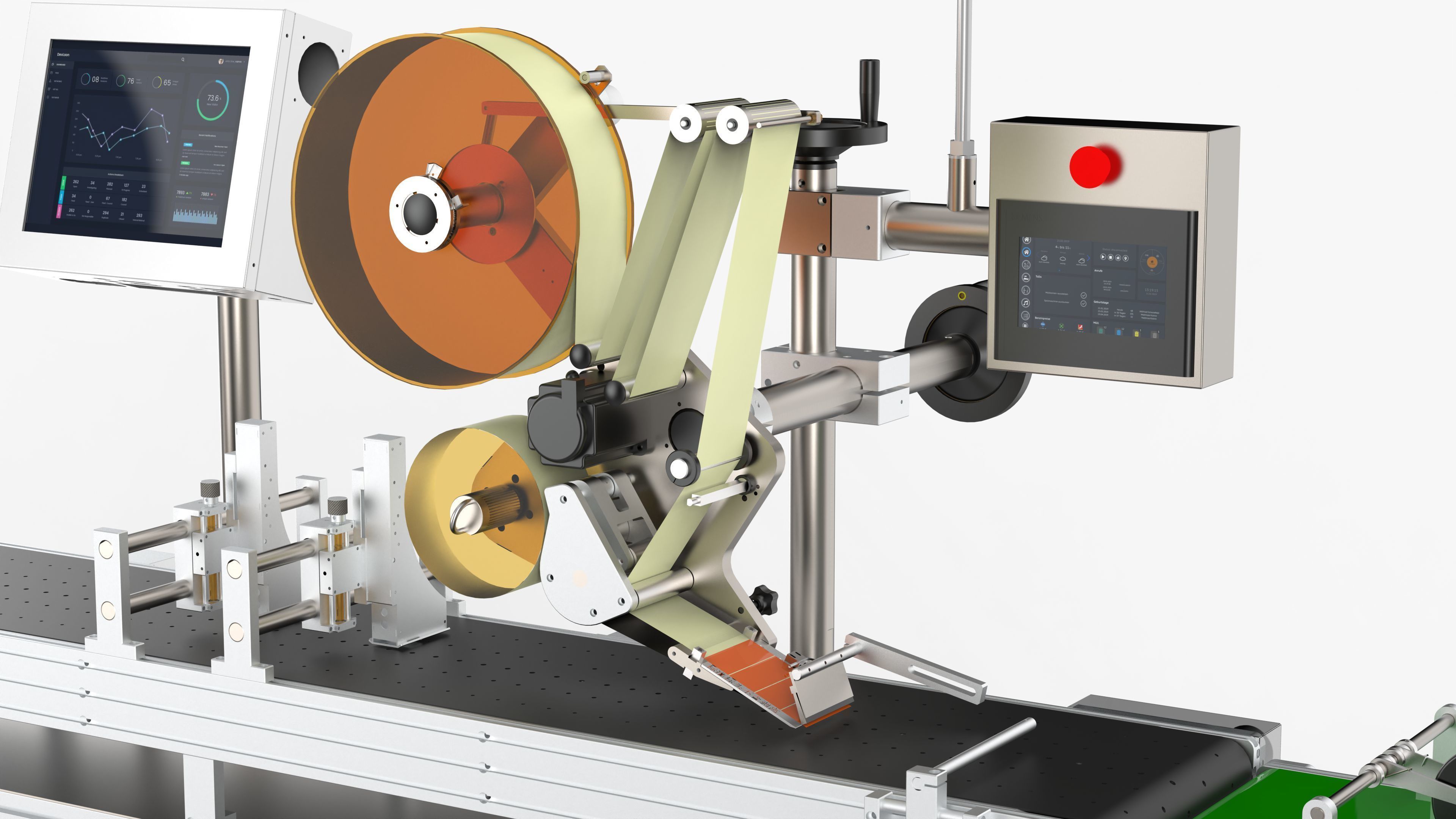 Automatic Labeling Machine 3D model_14