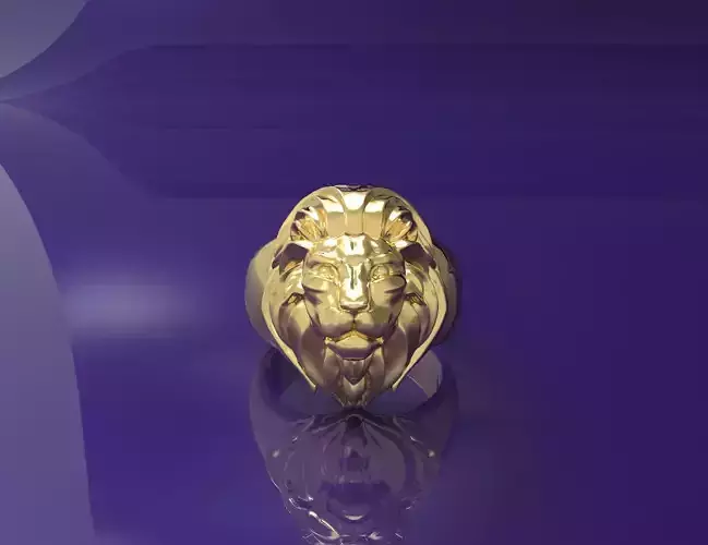 Lion ring Free 3D print model