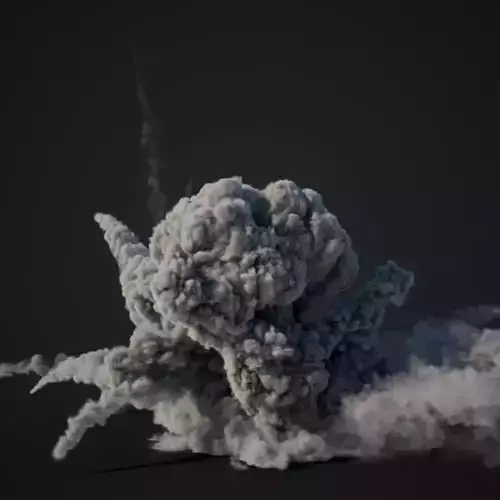 VDB Animated Explosion 16 vol1