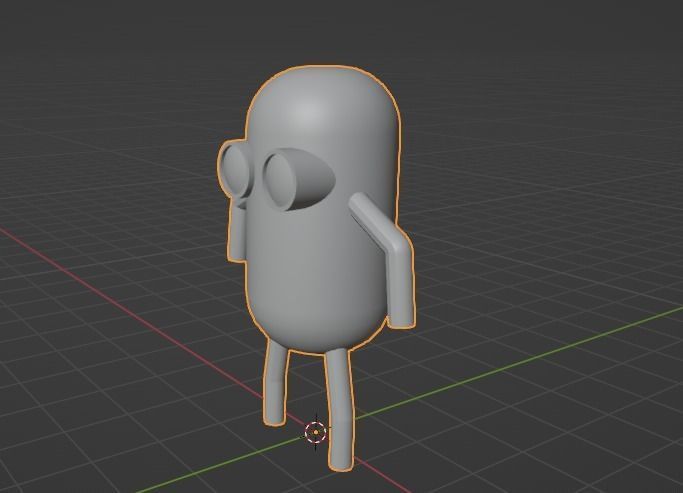 minion Free low-poly 3D model_1
