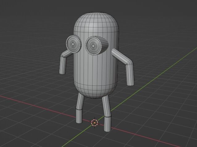 minion Free low-poly 3D model_2