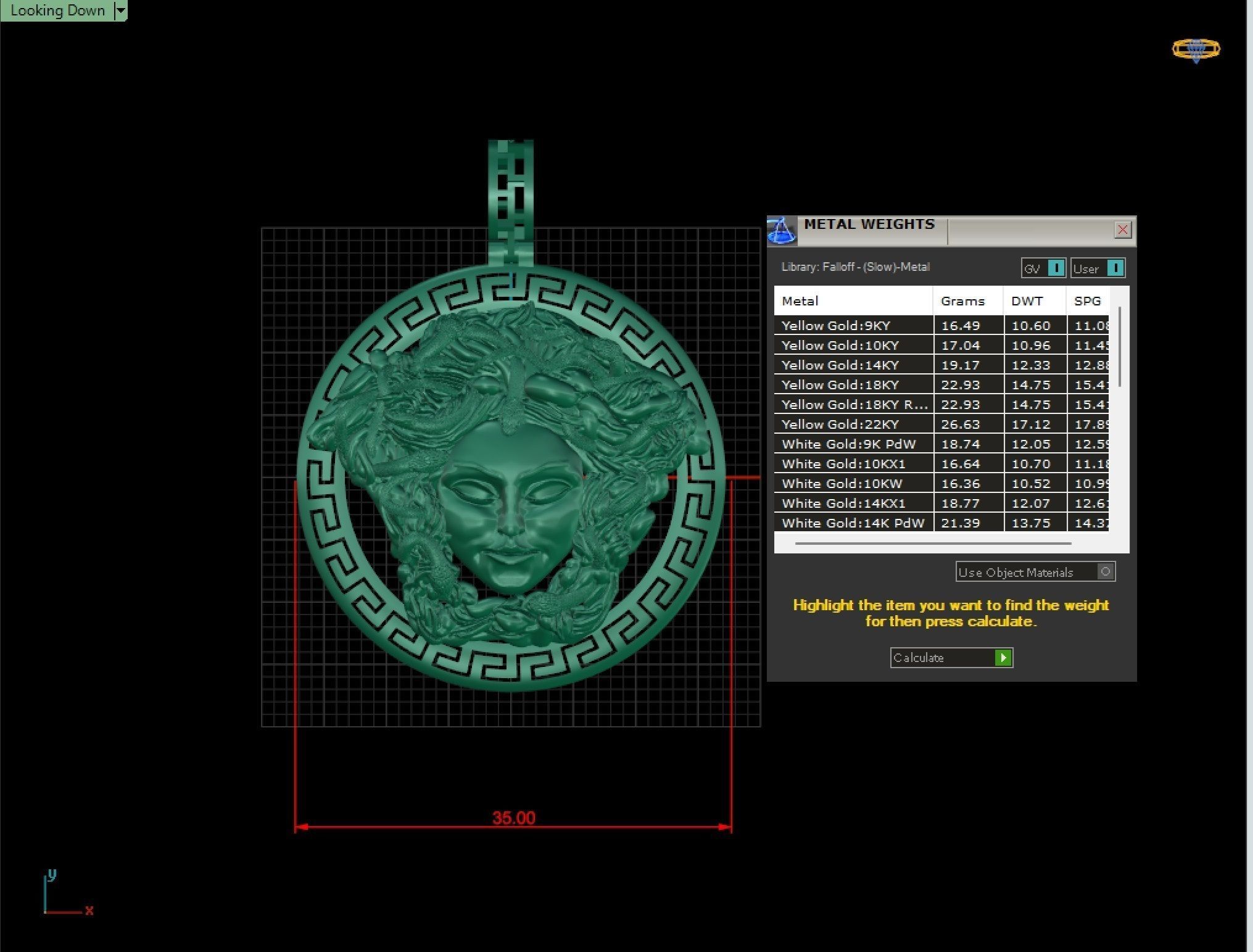 Meduza Gorgona 3D print model_2
