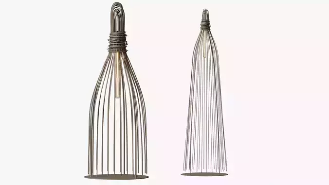 Searchlight Caraffe Floor lamp and Table lamp