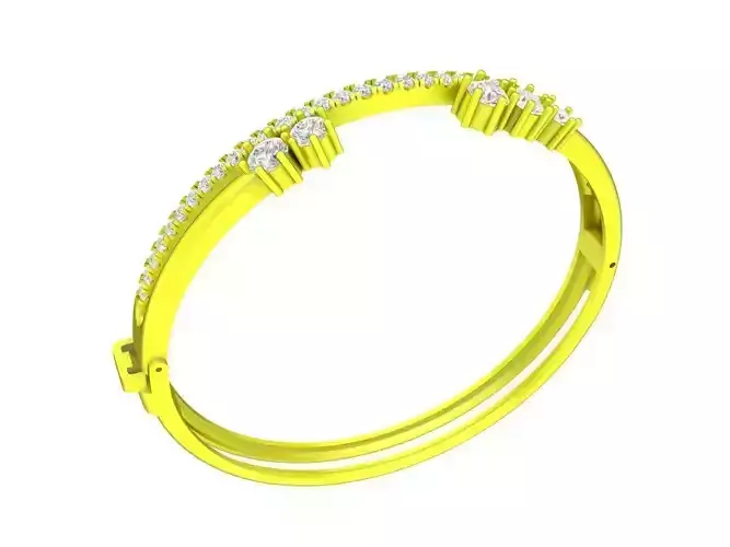 A7552 Luxury Korean Style Diamond Bangle Bracelets