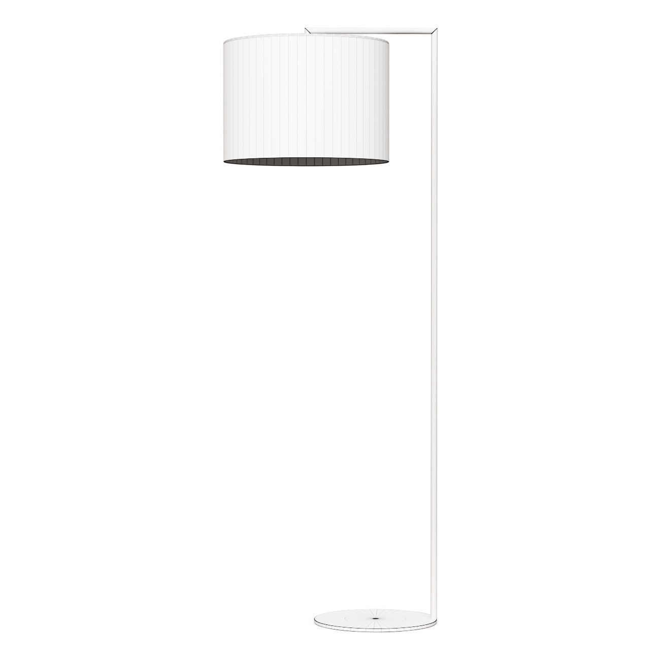 Outdoor designer lamp Read Noon by Zeitraum grey 3D model_1