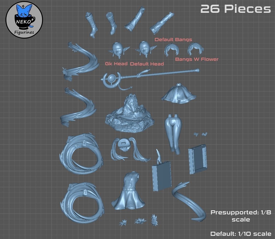 Frieren - Sousou no Frieren Anime Figurine for 3D Printing 3D print model_9