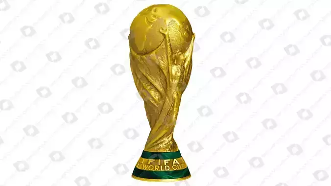 FIFA World Cup Trophy 3D model