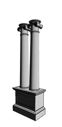 classic column parametric Free 3D model