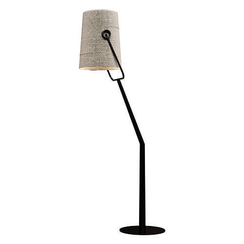 Diesel Fork by Foscarini Floor Lamp grey 3D model