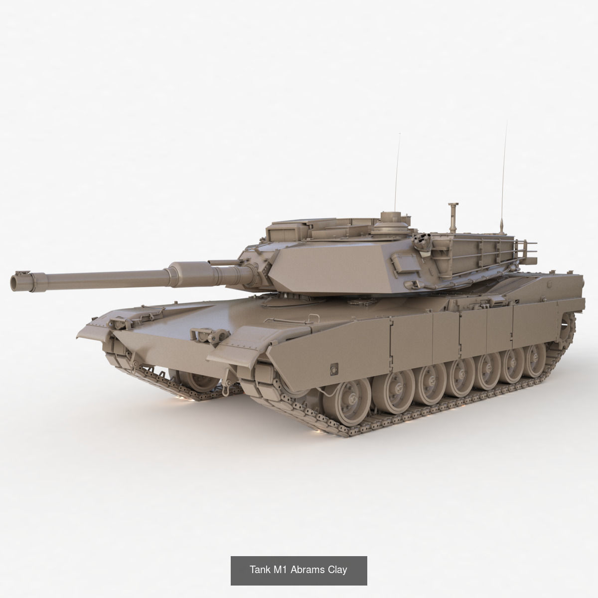 Tank Vehicle Clay Vray Collection _9