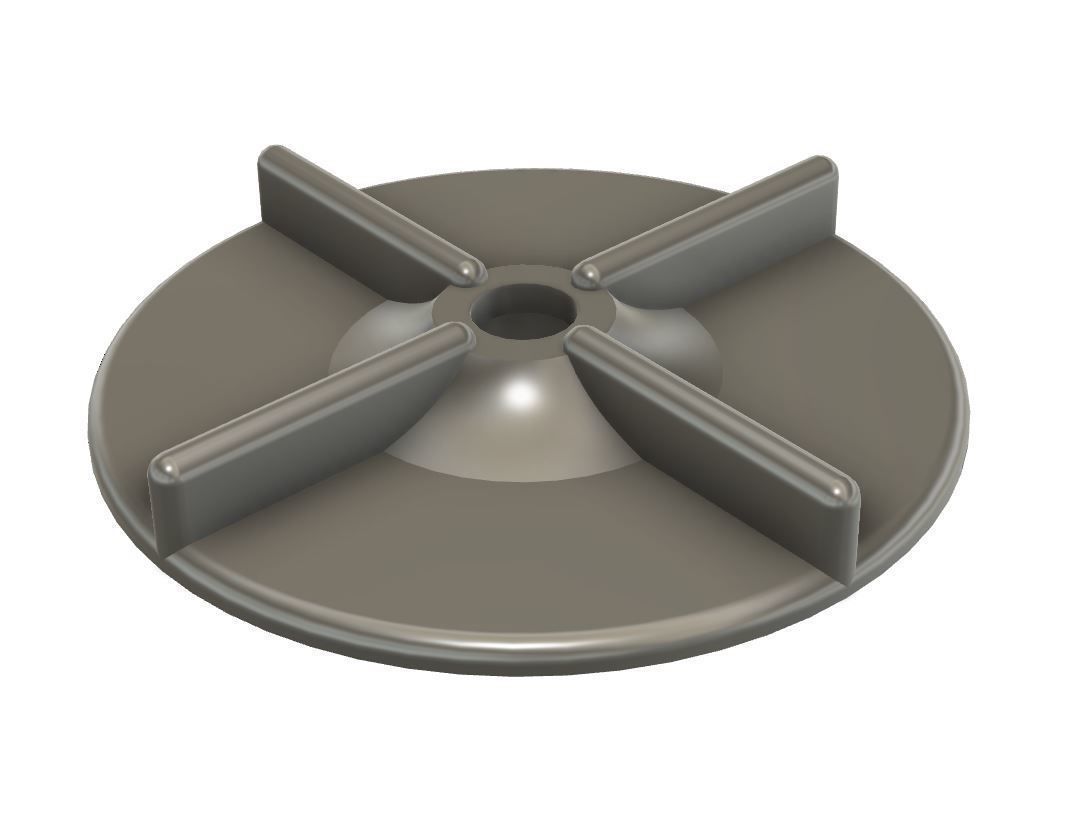 Improved Rotor for the Creality UW-02 Wash and Cure 3D print model_4