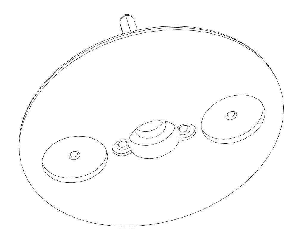 Improved Rotor for the Creality UW-02 Wash and Cure 3D print model_7