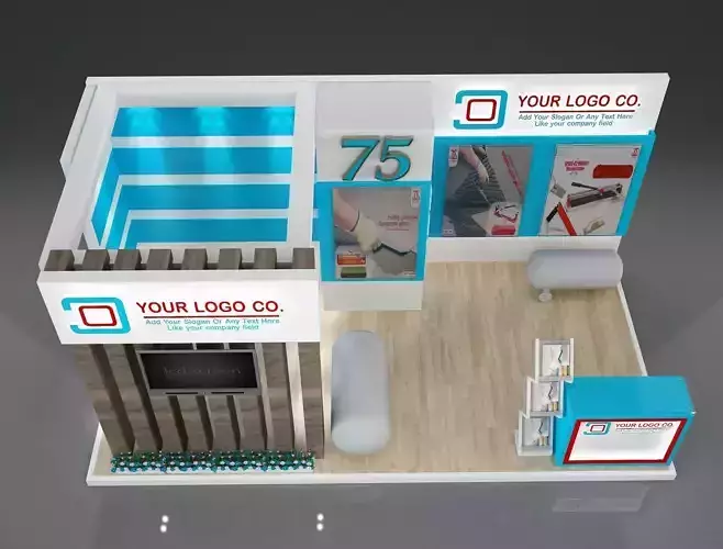 Booth Exhibition Stand a203 no seg