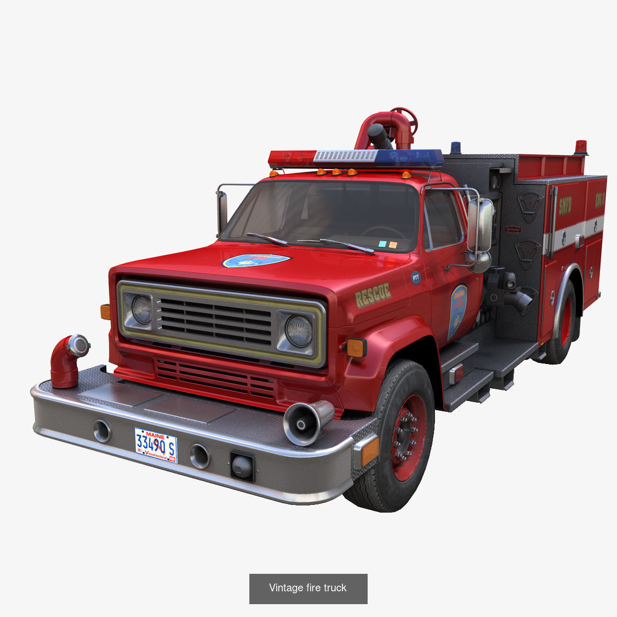 Municipal vehicles 3D Model Collection_37