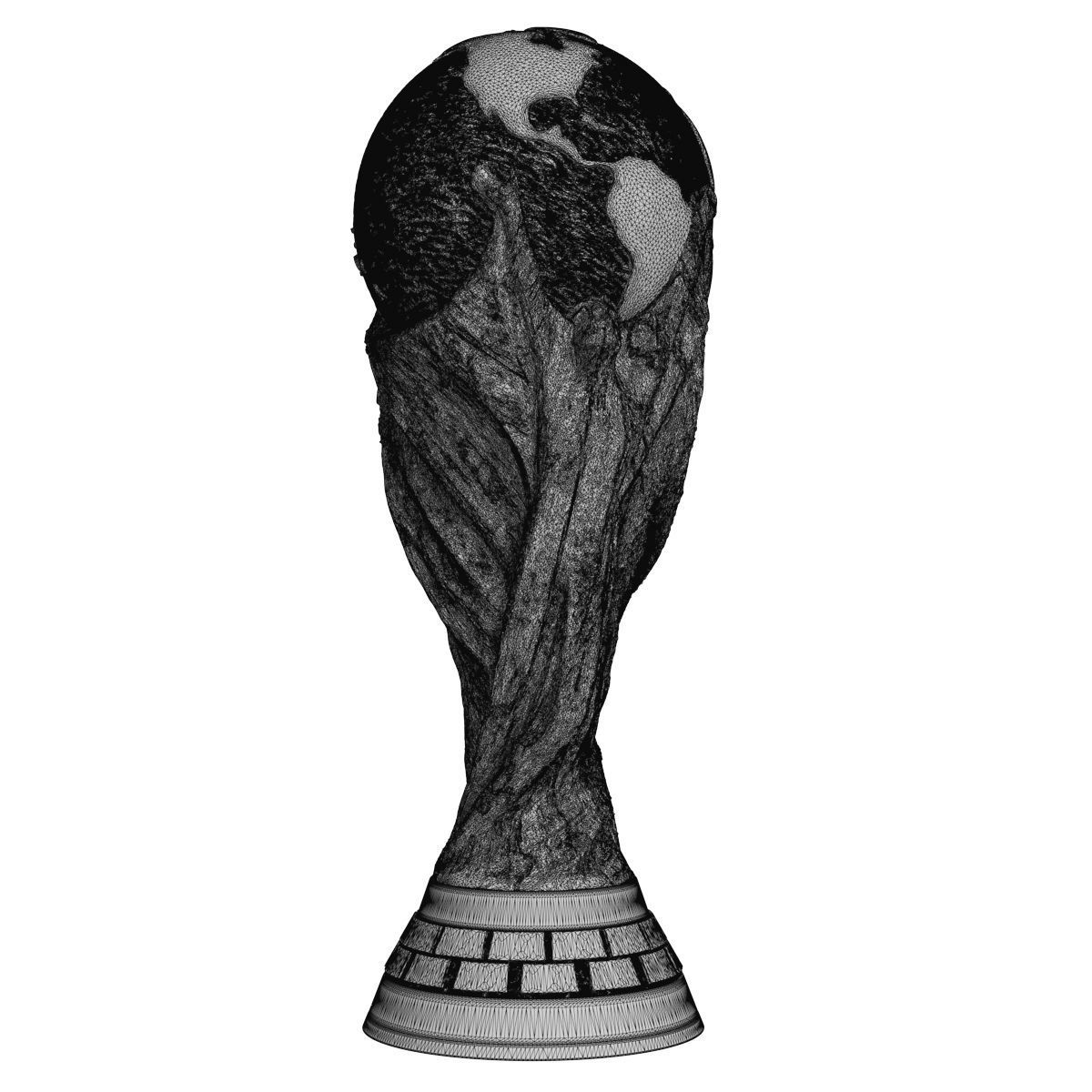 FIFA World Cup Trophy 3D print model_12