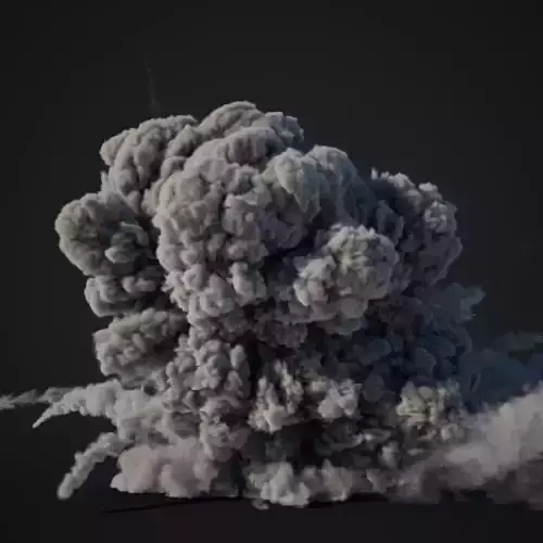 VDB Animated Explosion 10 vol1 3D model