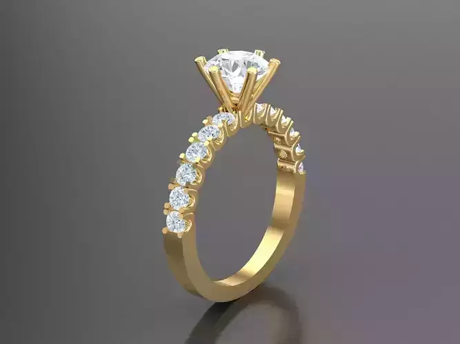 Round Diamond for wedding 1WR22