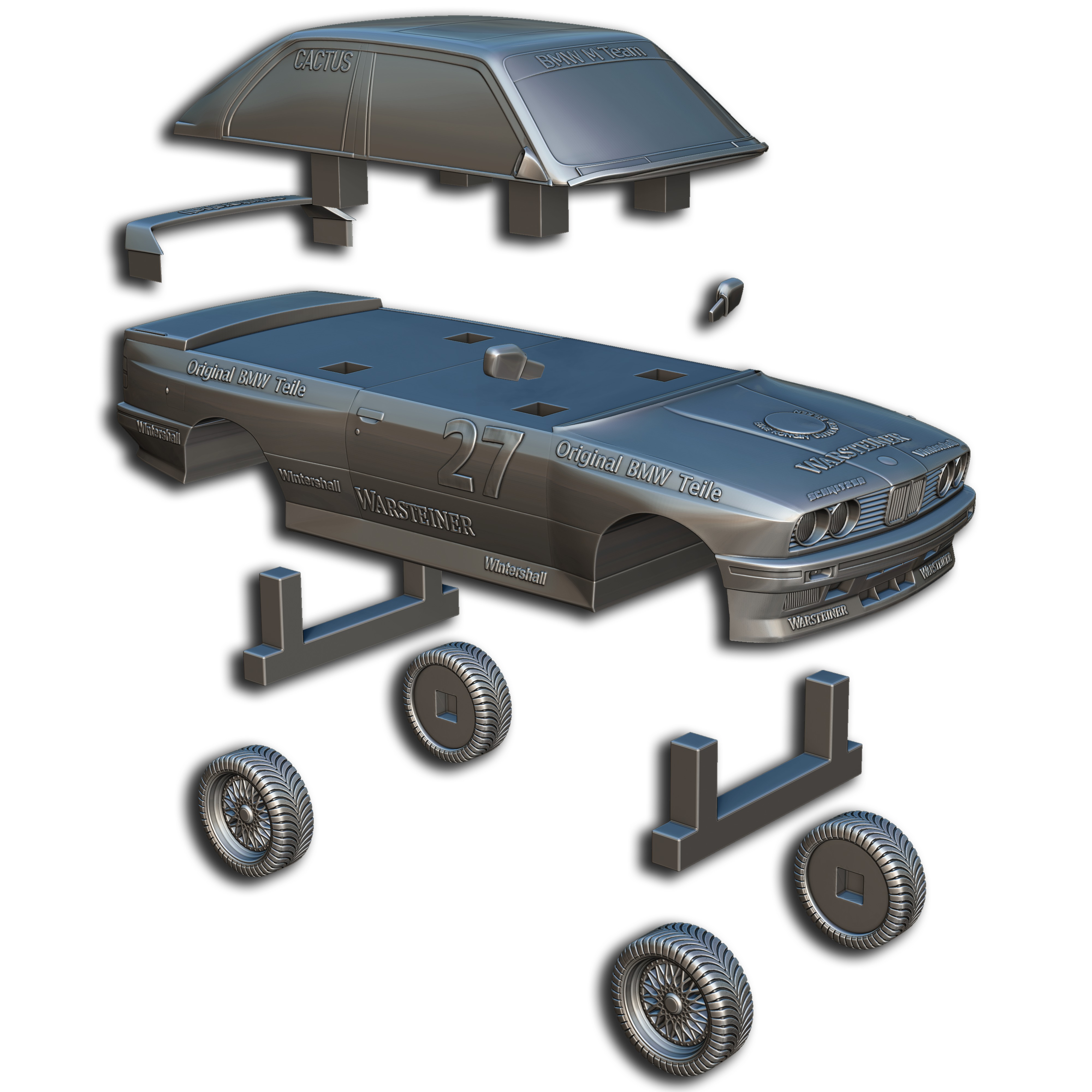 Sports Car 3D print model_8