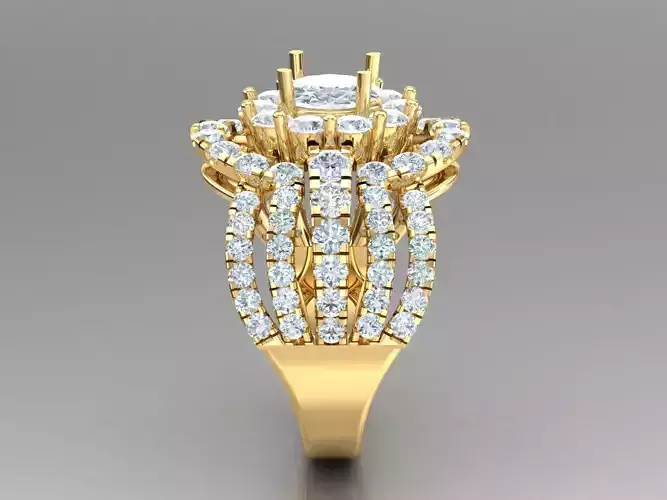 Solitaire Ring Engagement Ring  Engagement Jewelry 1WR40