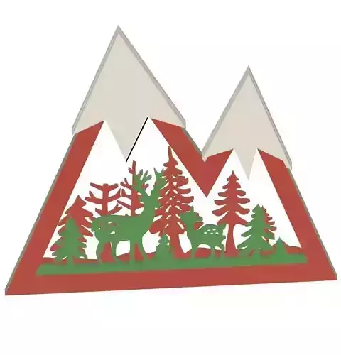 noel christmas 3D print model