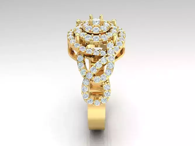 Solitaire Ring Engagement Ring  Engagement Jewelry 1WR32