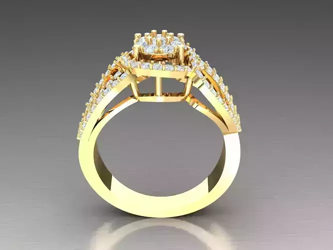 Solitaire Ring Engagement Ring  Engagement Jewelry 1WR30