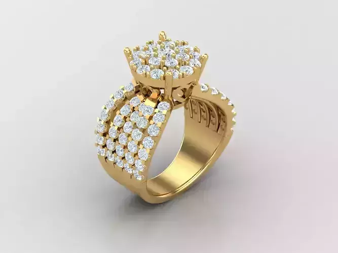 Solitaire Ring Engagement Ring  Engagement Jewelry 1WR3