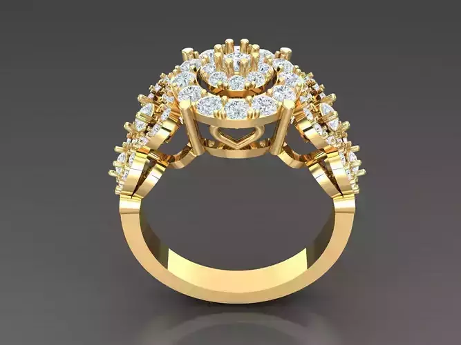 Solitaire Ring Engagement Ring  Engagement Jewelry 1WR29