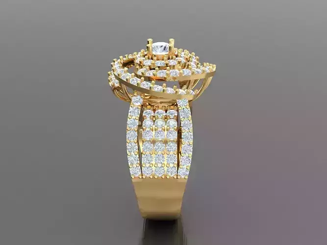 Solitaire Ring Engagement Ring  Engagement Jewelry 1WR19