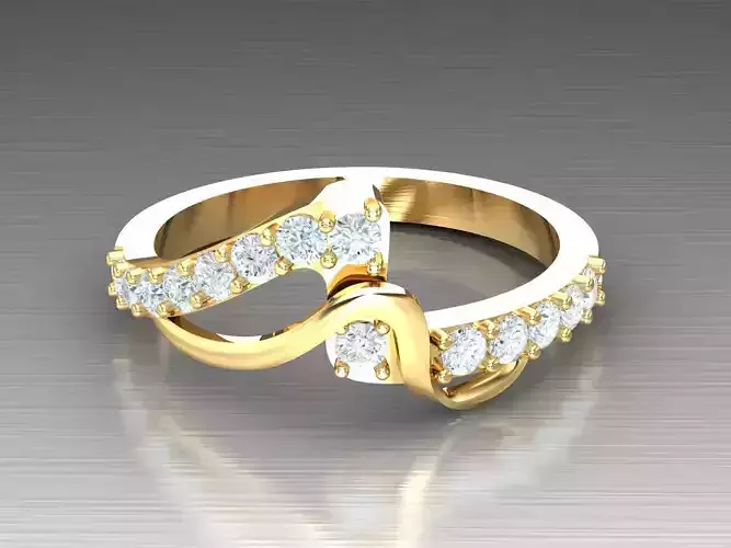 Solitaire Ring Engagement Ring  Engagement Jewelry 1WR18