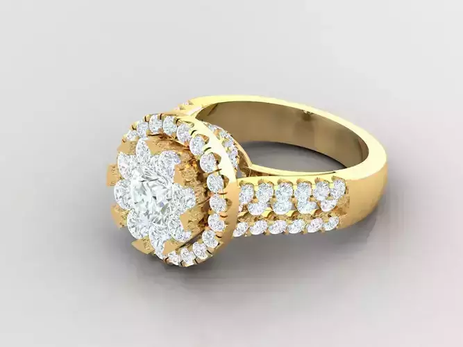 Solitaire Ring Engagement Ring  Engagement Jewelry 1WR14